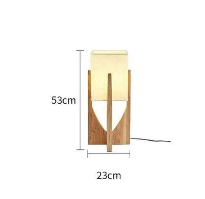 Lampes en bois naturel