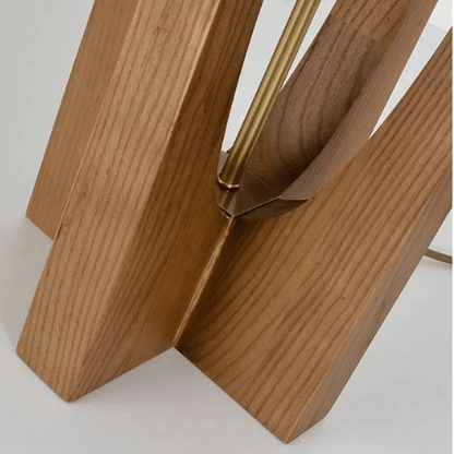 Lampes en bois naturel