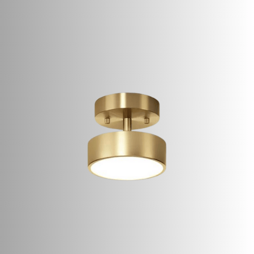 LUMIÈRE FROIDE / OR CUIVRÉ 15 CM Plafonnier orientable