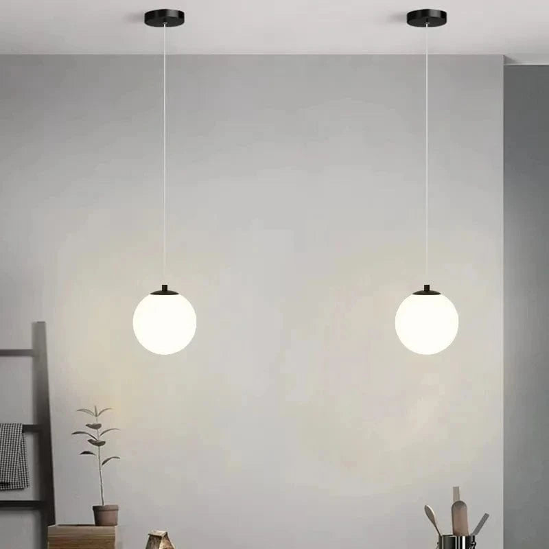Luminaire boules suspendues