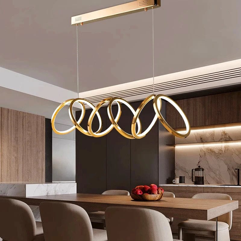luminaire suspension anneau led