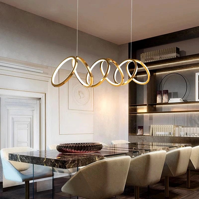 luminaire suspension anneau led