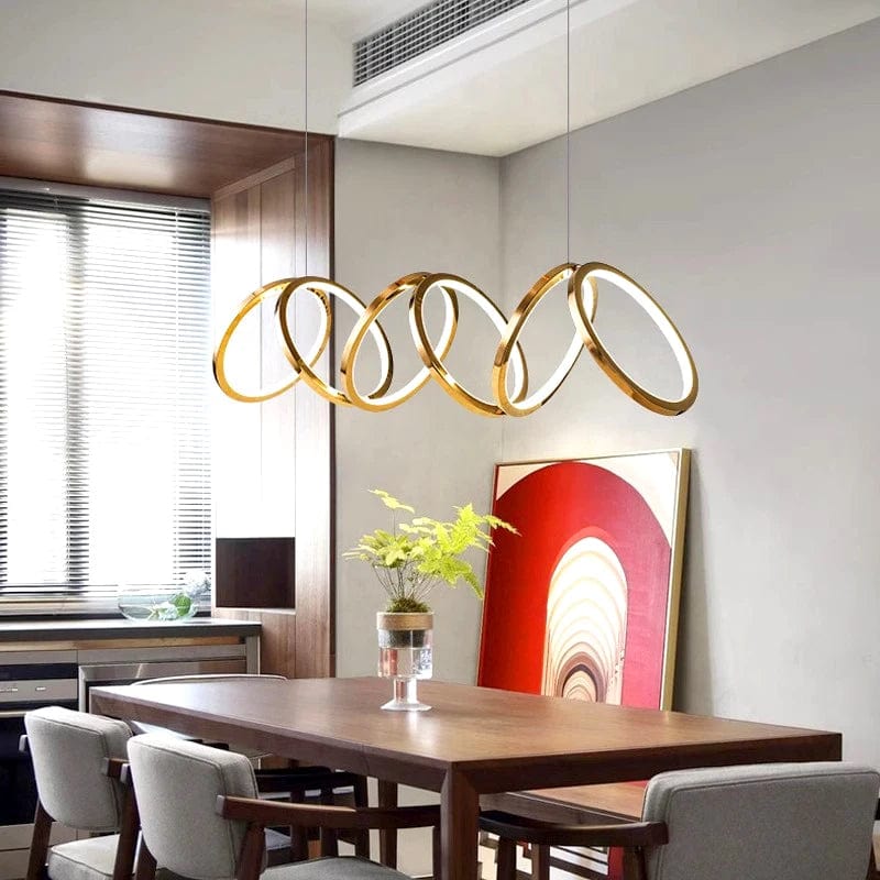 luminaire suspension anneau led