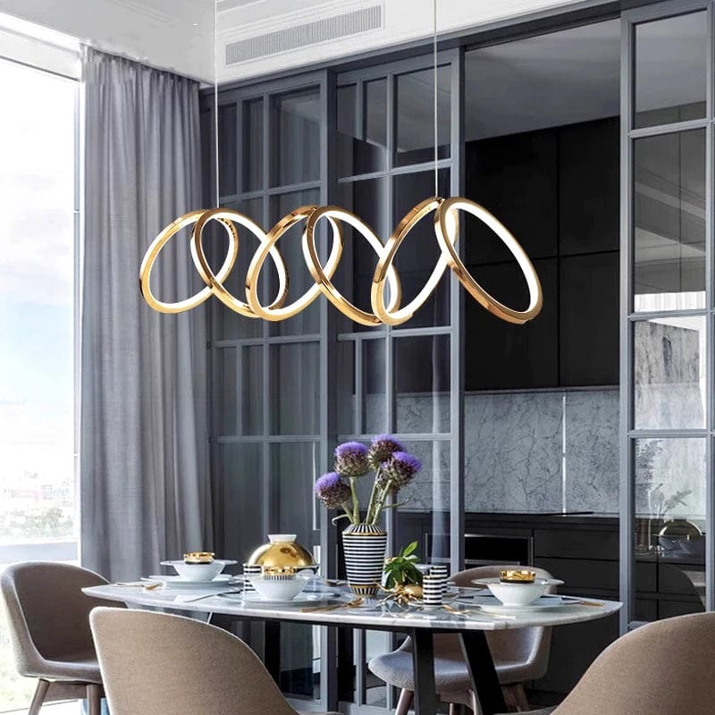 luminaire suspension anneau led