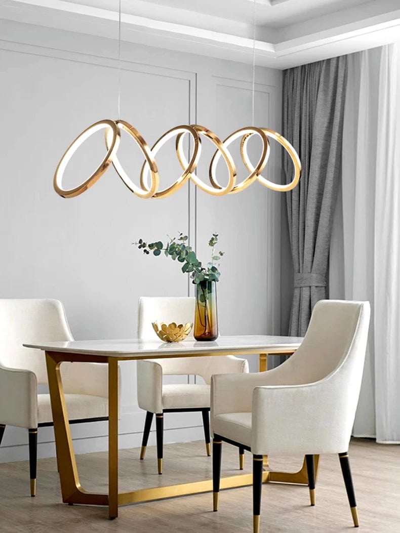 luminaire suspension anneau led