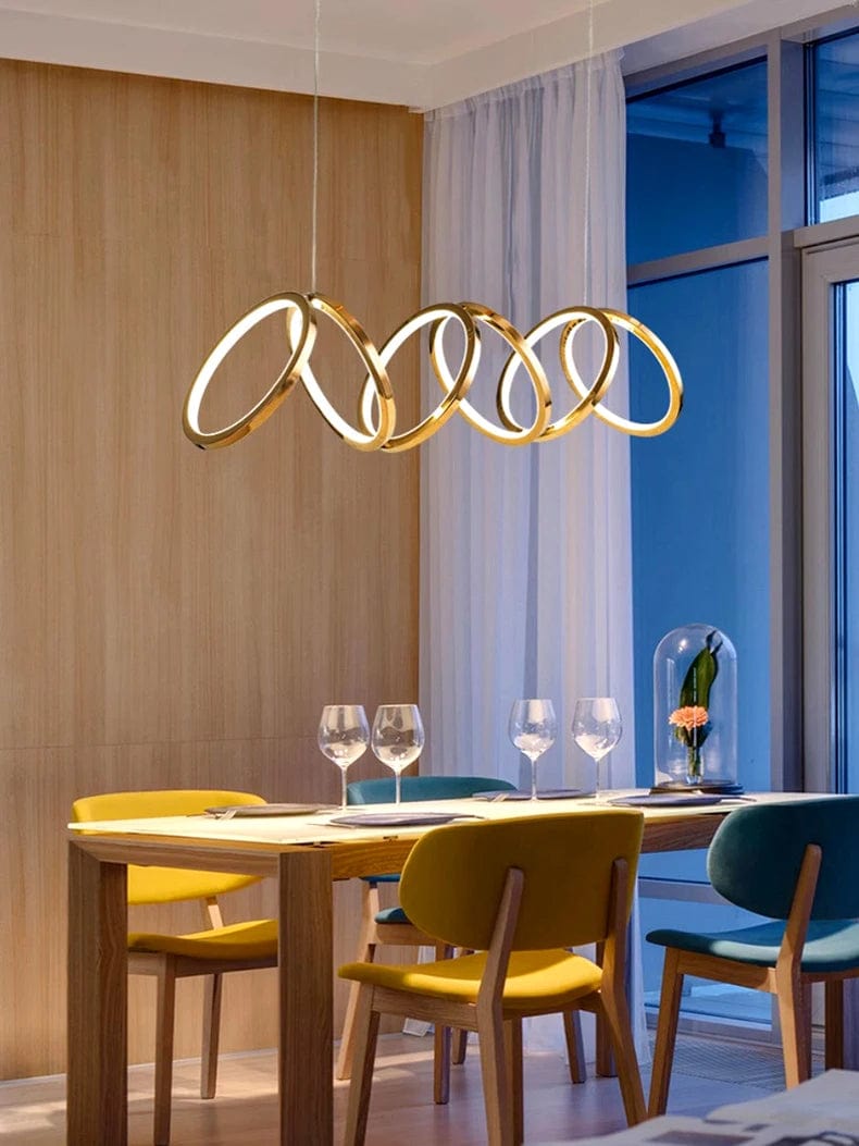 luminaire suspension anneau led