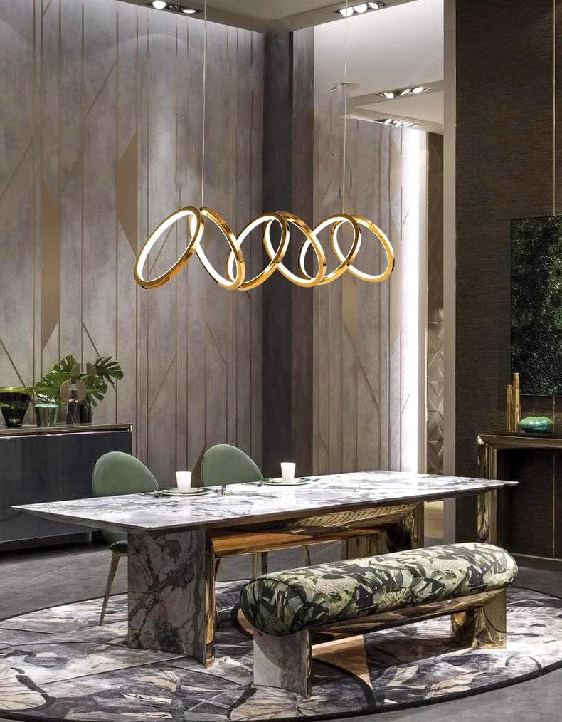 luminaire suspension anneau led