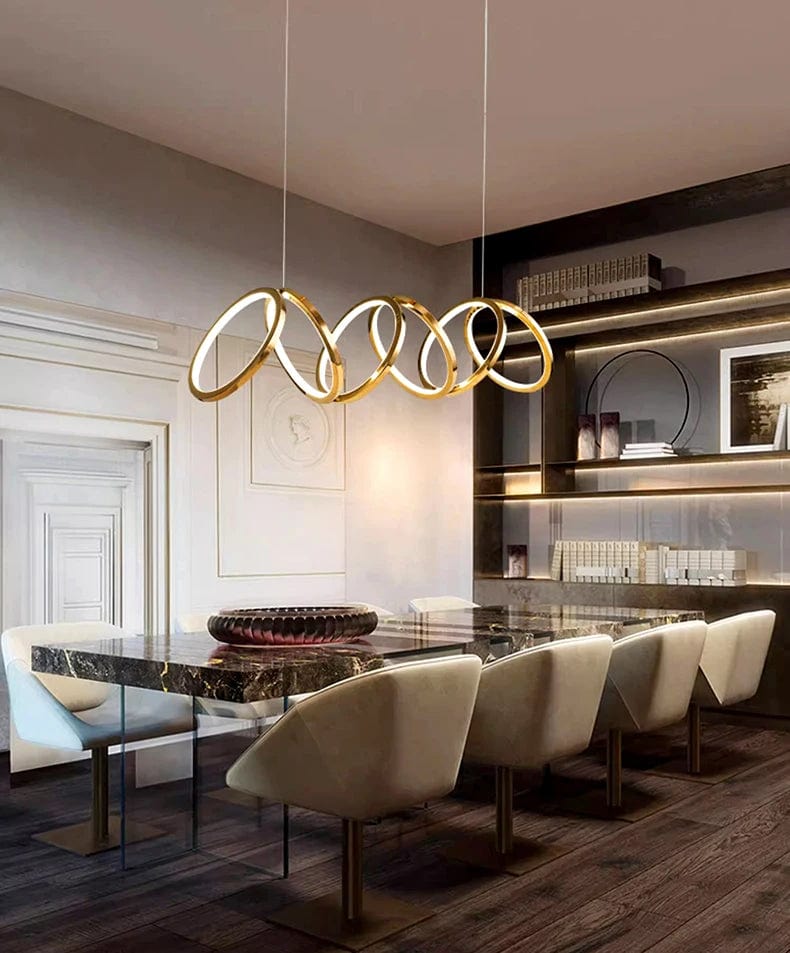 luminaire suspension anneau led