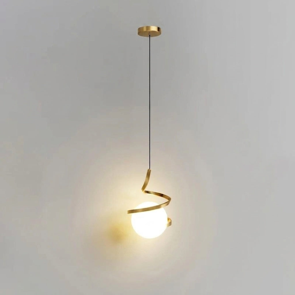 Luminaire suspension boule design OR