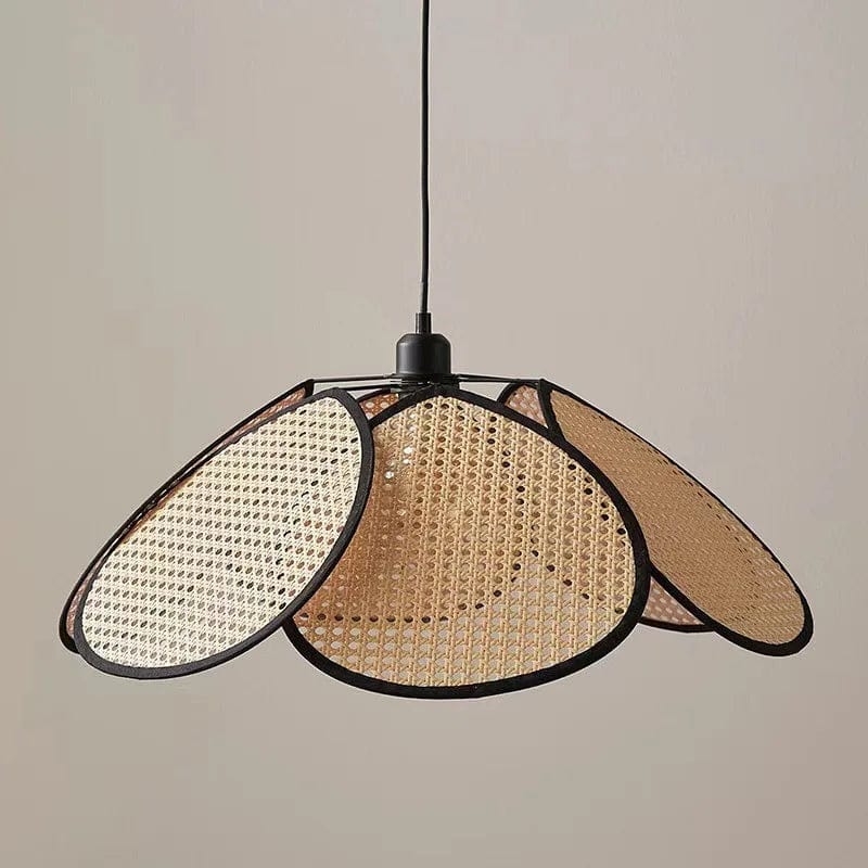 Luminaire suspension en osier