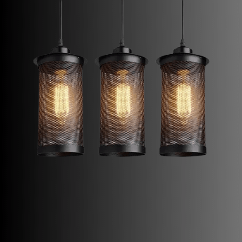 Luminaires suspension industriel metal