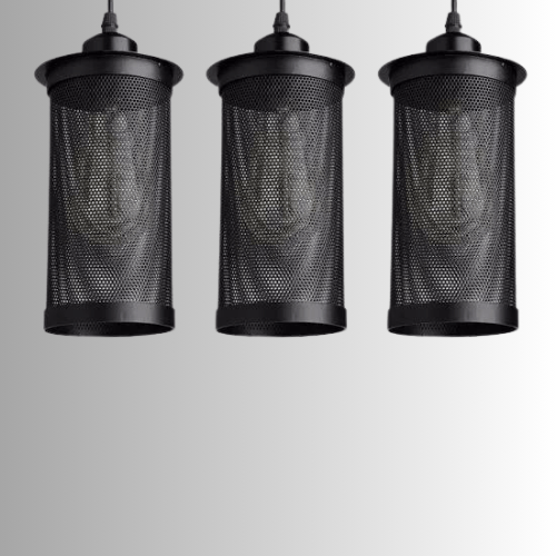 Luminaires suspension industriel metal