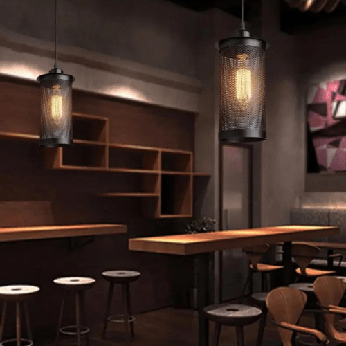 Luminaires suspension industriel metal