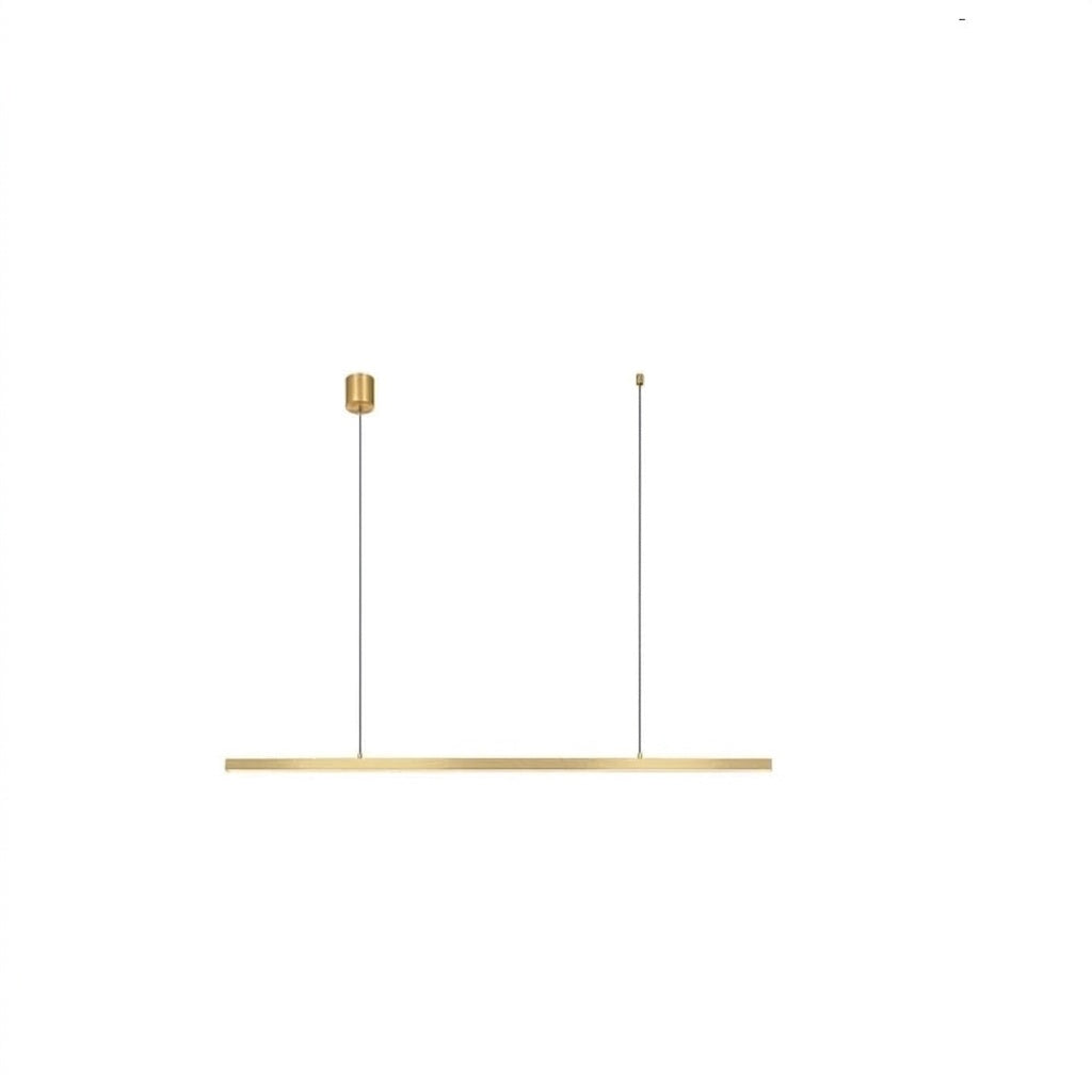 Lustre barre led doré 1-TÊTES LONGUEUR 80cm / LUMIÈRE NEUTRE 4000K