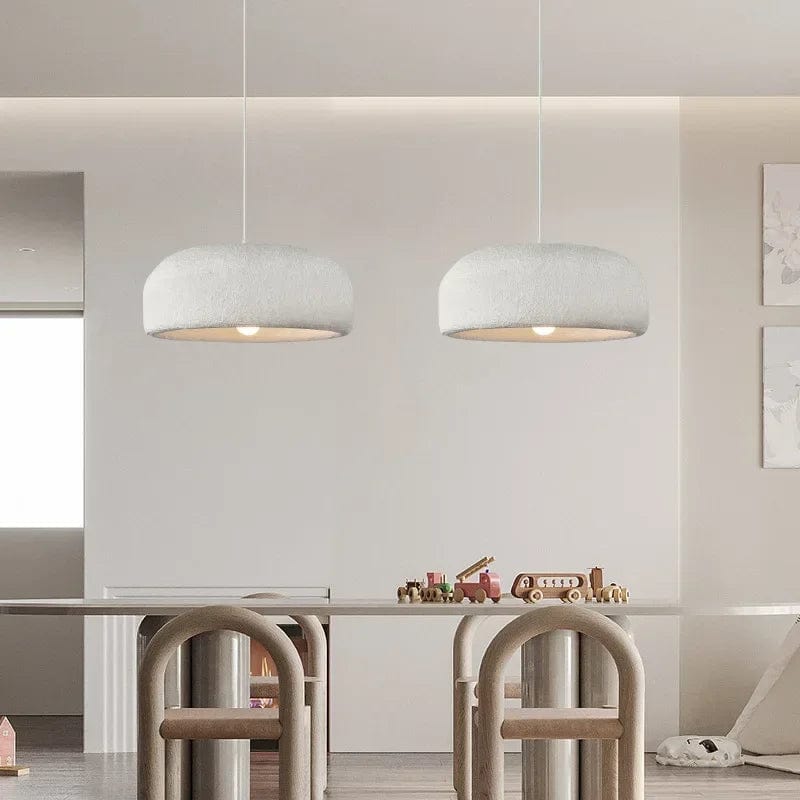 Lustre blanc moderne