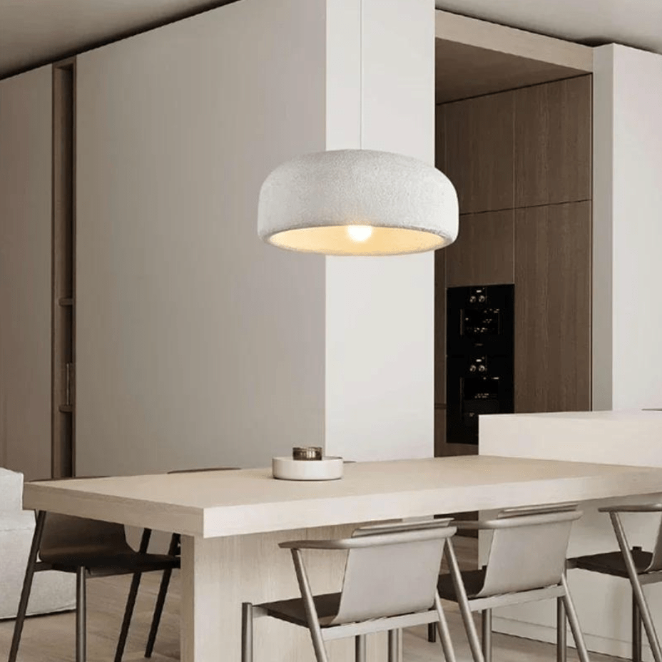 Lustre blanc moderne