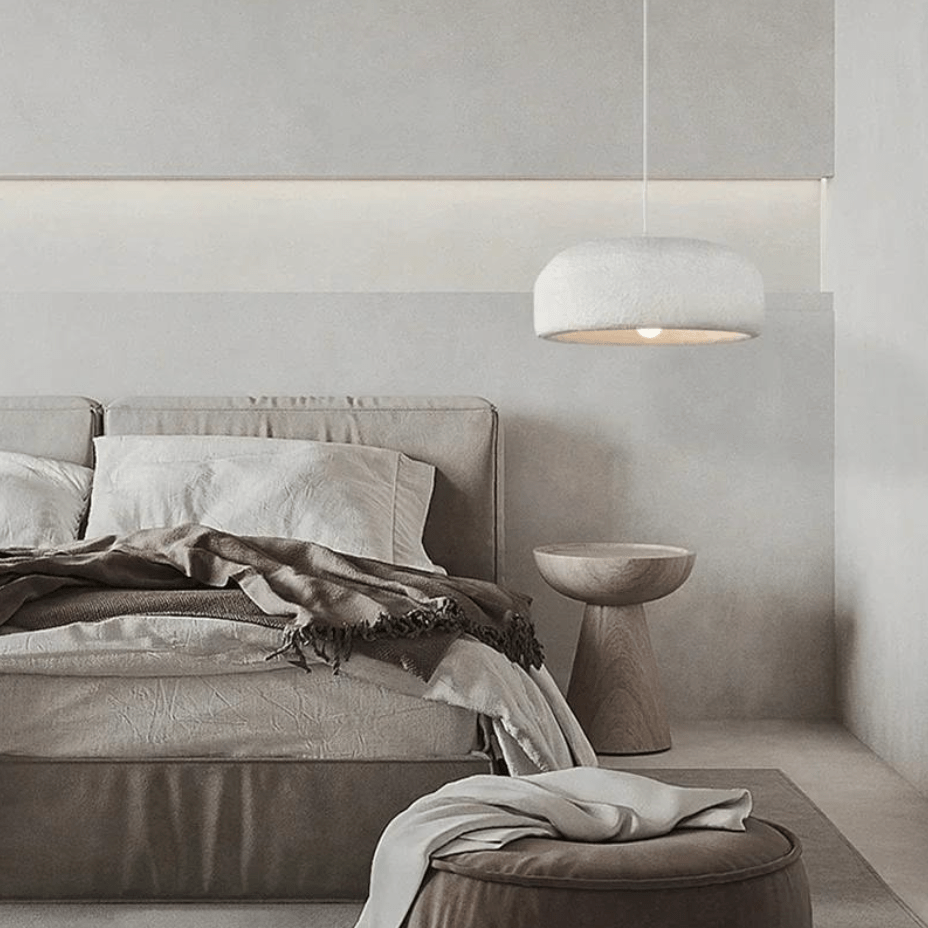 Lustre blanc moderne