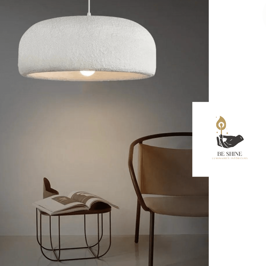 Lustre blanc moderne