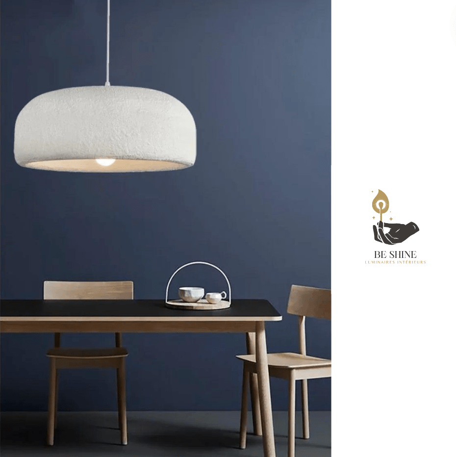 Lustre blanc moderne