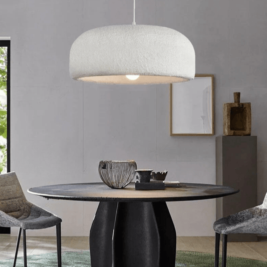 Lustre blanc moderne