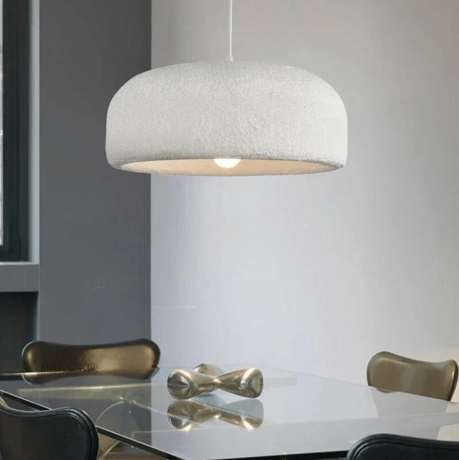 Lustre blanc moderne