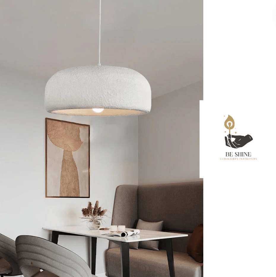 Lustre blanc moderne