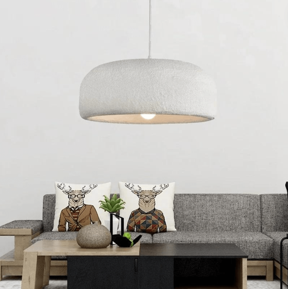 Lustre blanc moderne