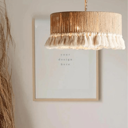 Lustre bohème chic