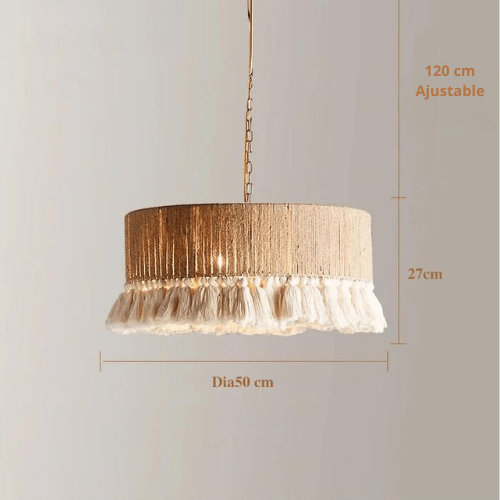 Lustre bohème chic