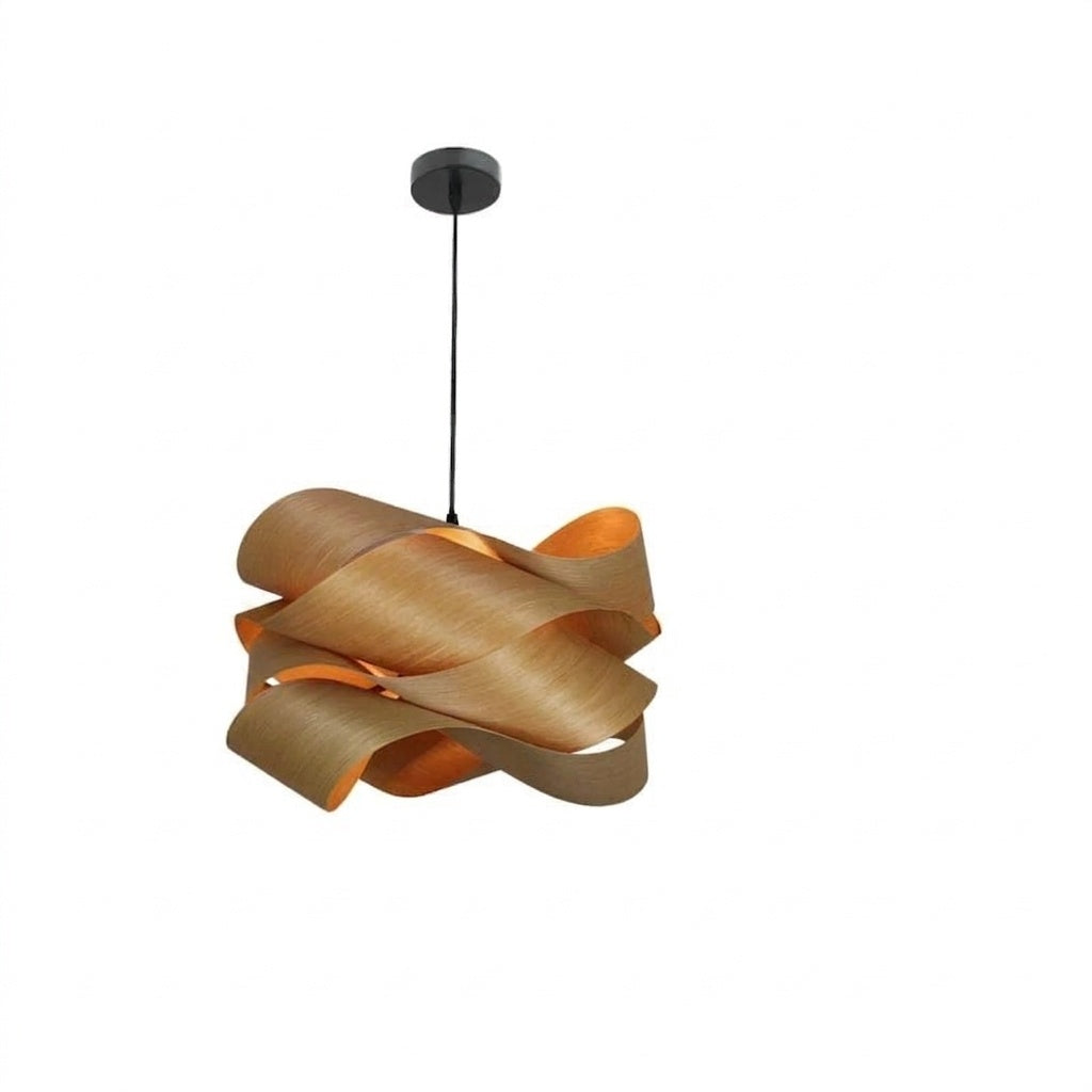 Lustre bois créateur designer D45cm