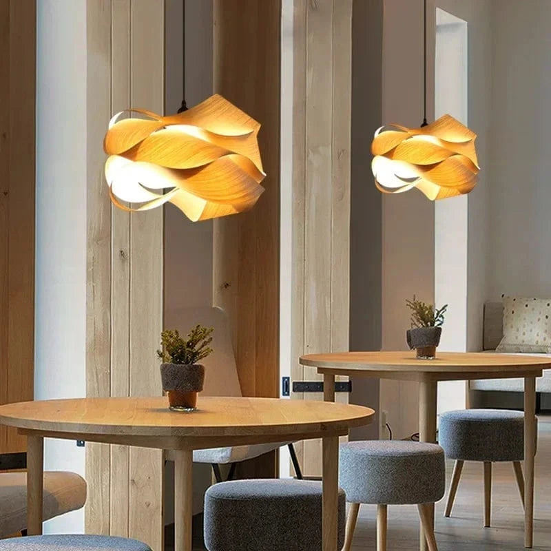 Lustre bois créateur designer