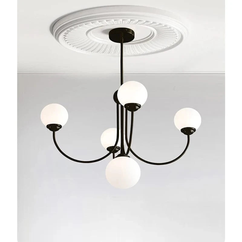 Lustre boule 5 têtes