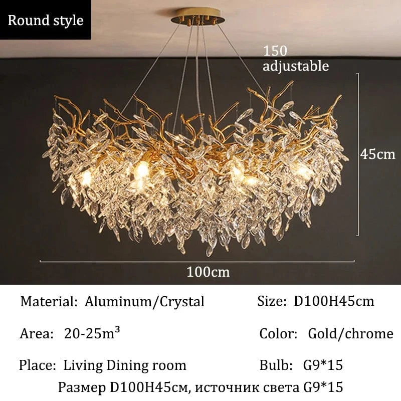 Lustre chic salle à manger