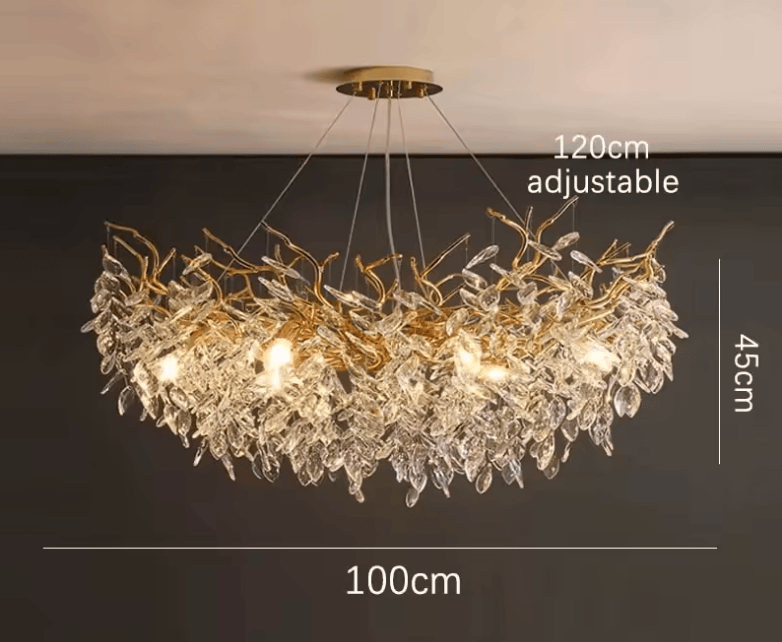 Modèle rond — 100 cm Lustre chic salle à manger