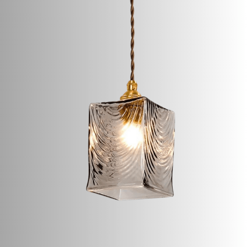 Lustre Cube Noir