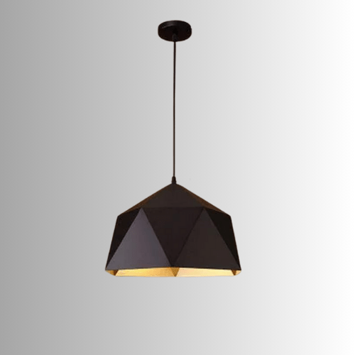 Lustre design metal noir