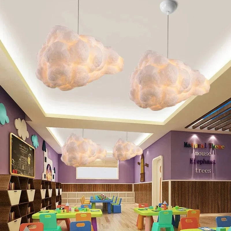 Lustre en forme de nuage