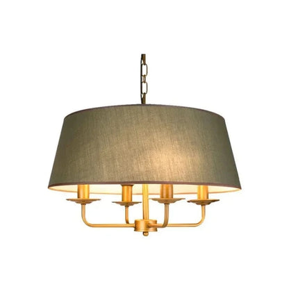 Lustre en tissu style Américain
