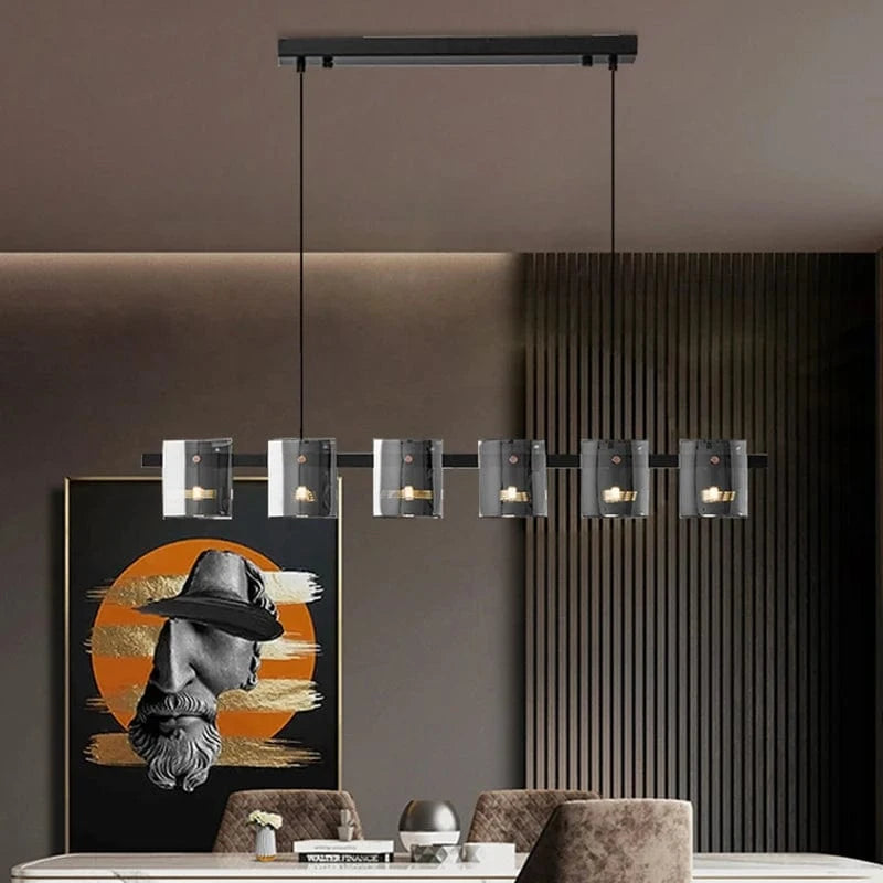 Lustre en verre designer nordique