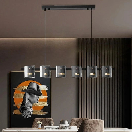 Lustre en verre designer nordique