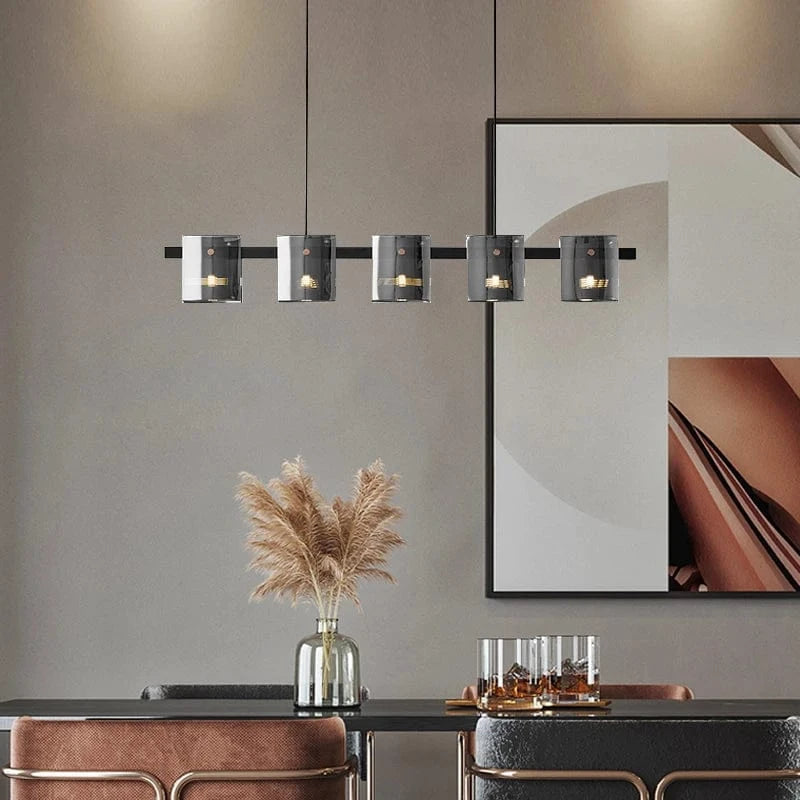 Lustre en verre designer nordique
