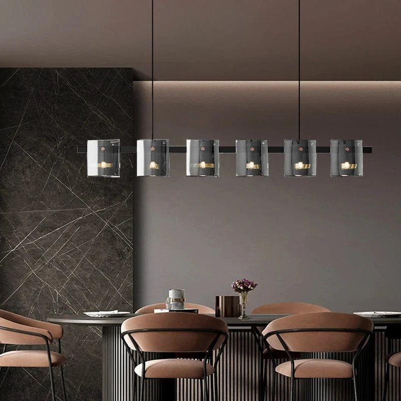 Lustre en verre designer nordique