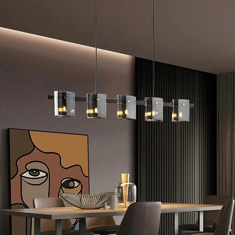 Lustre en verre designer nordique