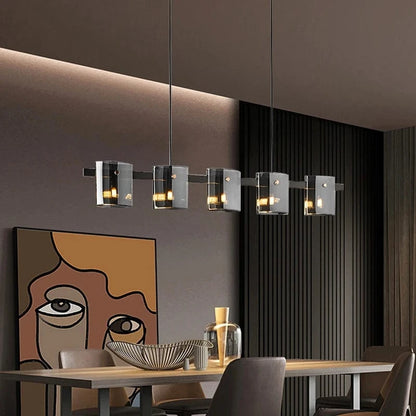 Lustre en verre designer nordique