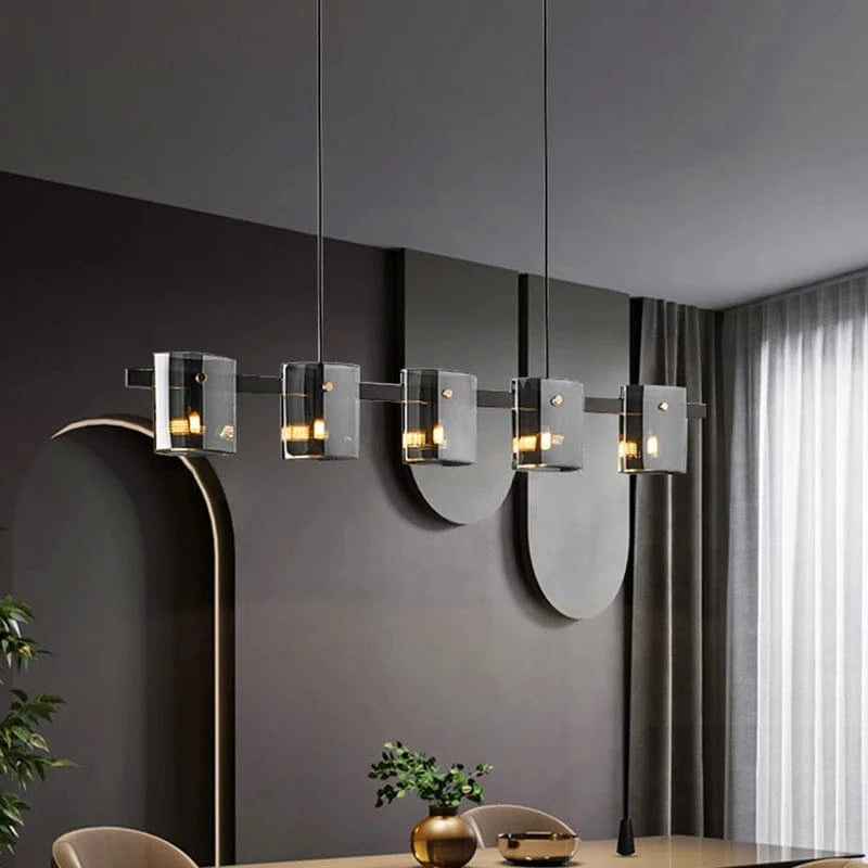 Lustre en verre designer nordique