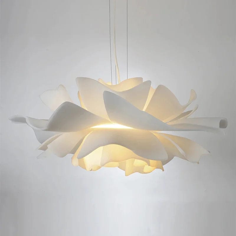 Lustre fleur blanche