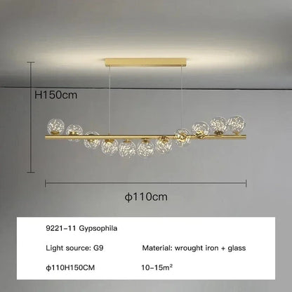 Type B-11 head-77w / Cold White 6000K Lustre led boules de verre opaline