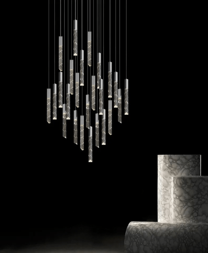 Lustre moderne pour plafond haut