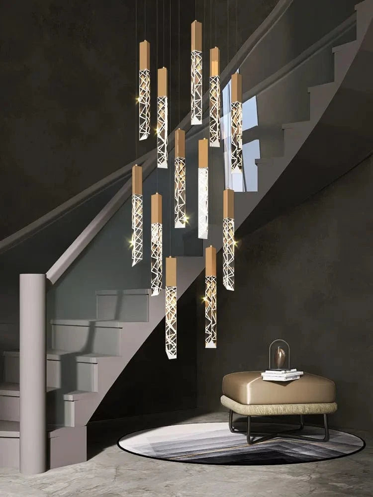 Lustre moderne pour plafond haut