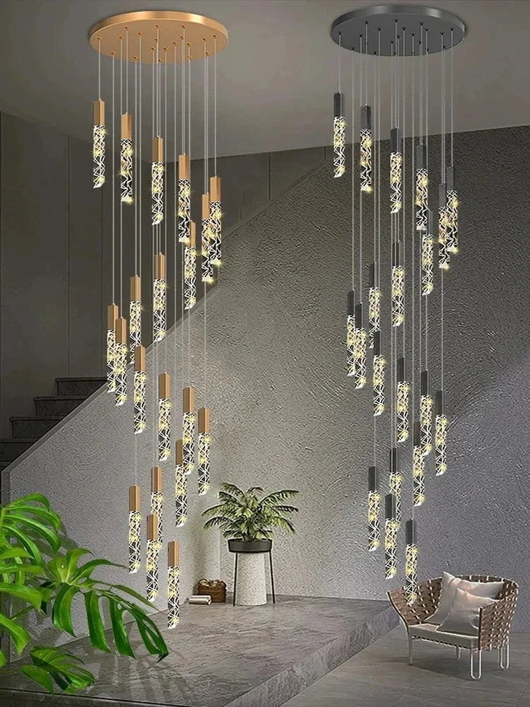 Lustre moderne pour plafond haut